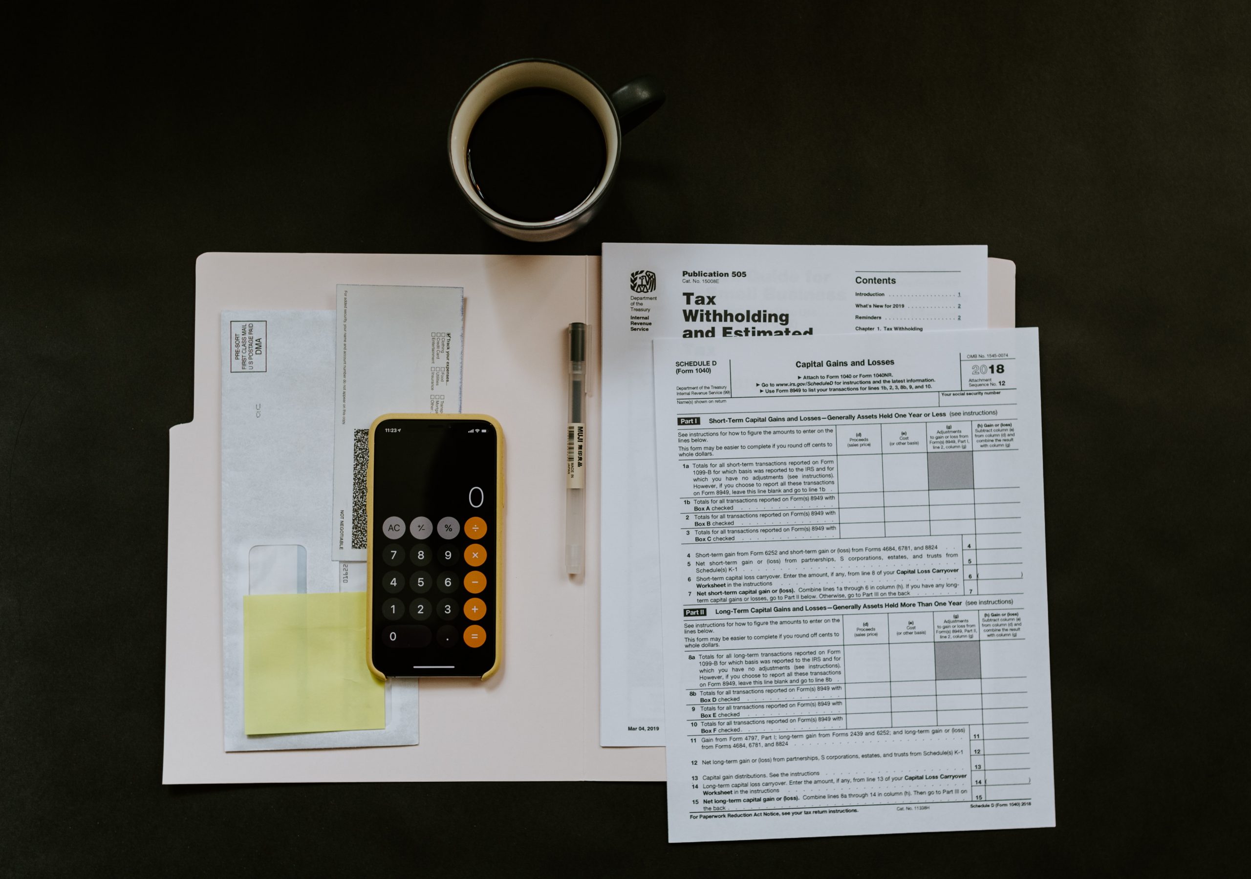 Self Assessment Tax Return Paperwork